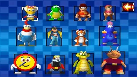 diddy kong racing all characters